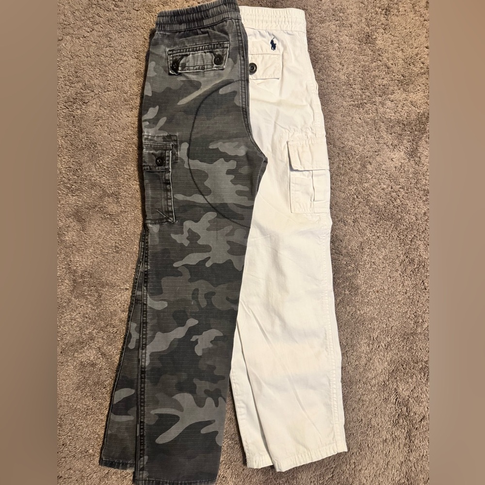 Boys Ralph Lauren gently worn cargo pants. Size 7.